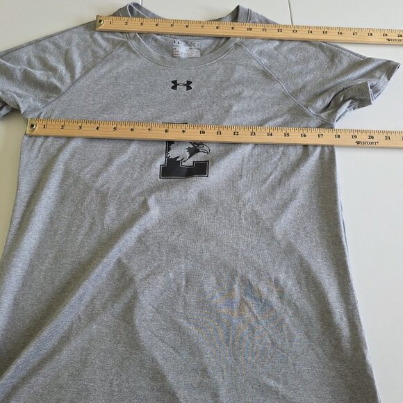 Under Armour T Shirt Women M Gray Lot of 2 Loose Fit HeatGear Ligthweight Active - Picture 4 of 14